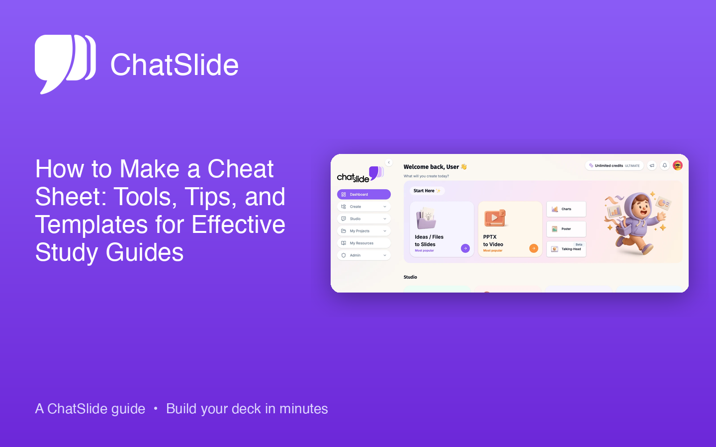 ChatSlide — How to Make a Cheat Sheet: Tools, Tips, and Templates for Effective Study Guides
