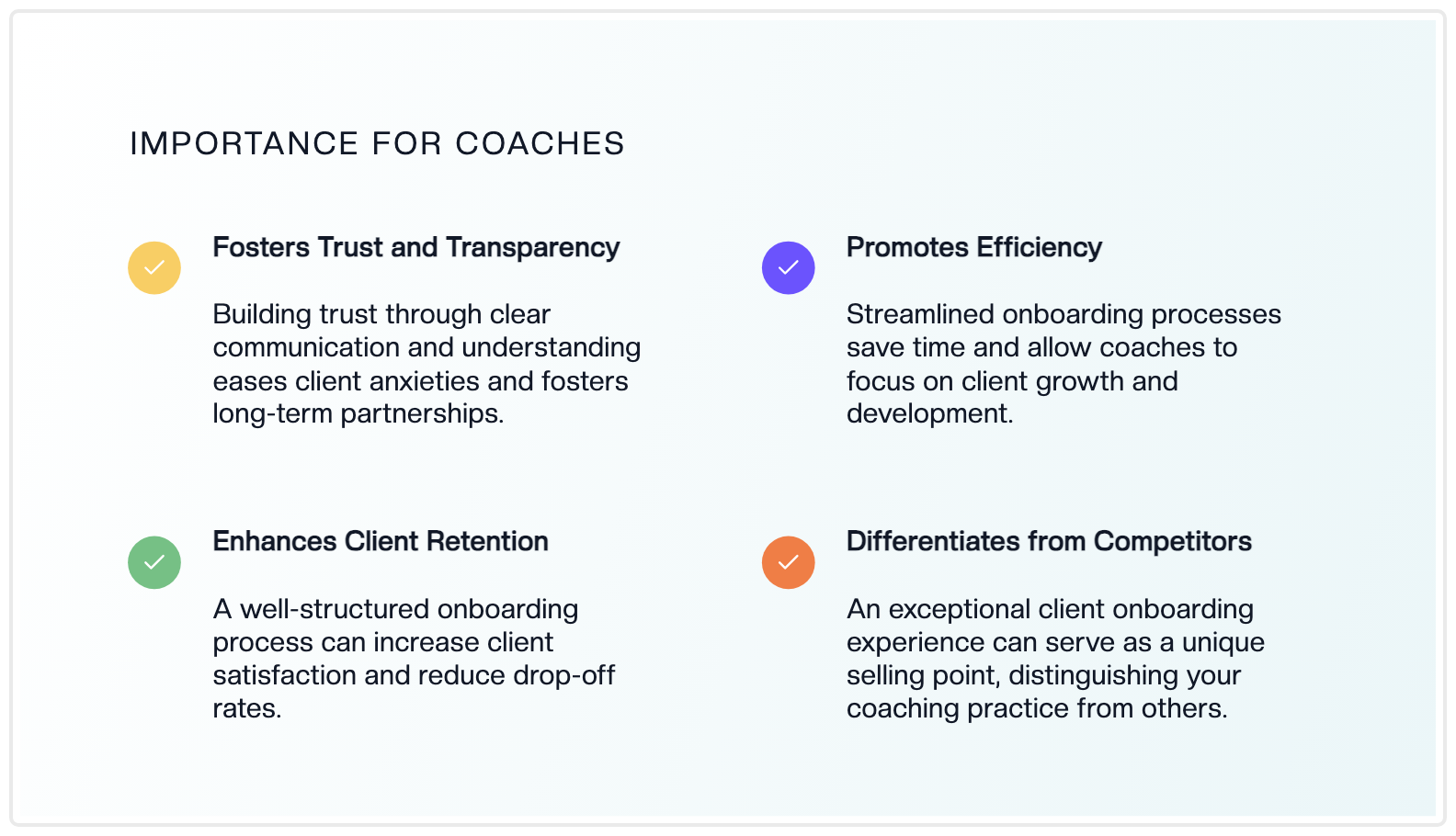 Workshop deck — Mastering Client Onboarding: A Live Workshop for Coaches