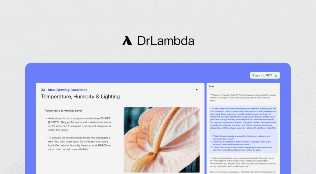 DrLambda - Slides to Presentations Blog